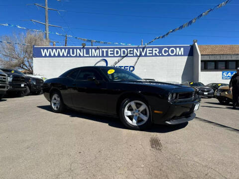 2012 Dodge Challenger for sale at Unlimited Auto Sales in Denver CO