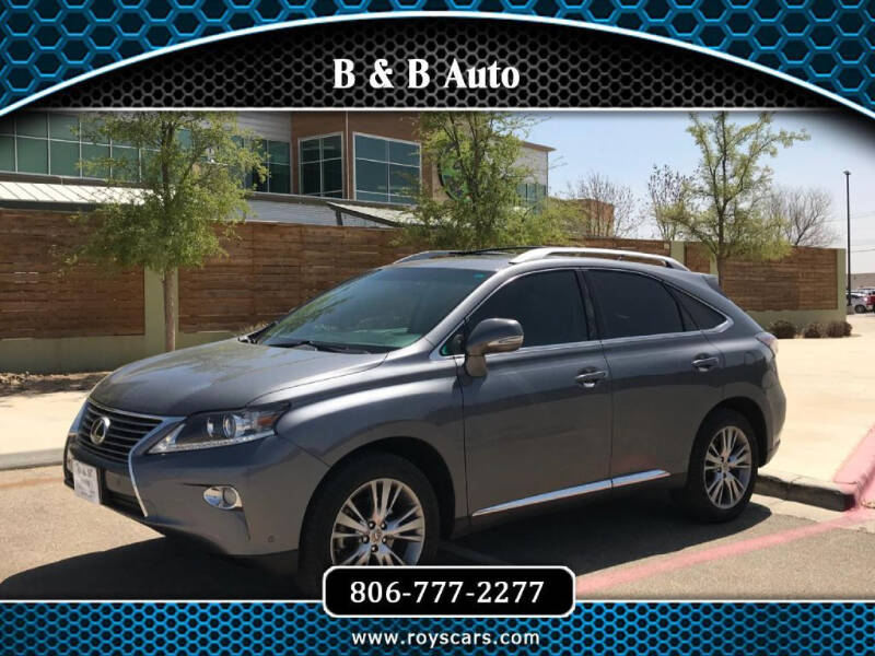 2013 Lexus RX 350 for sale at B & B AUTO in Lubbock TX