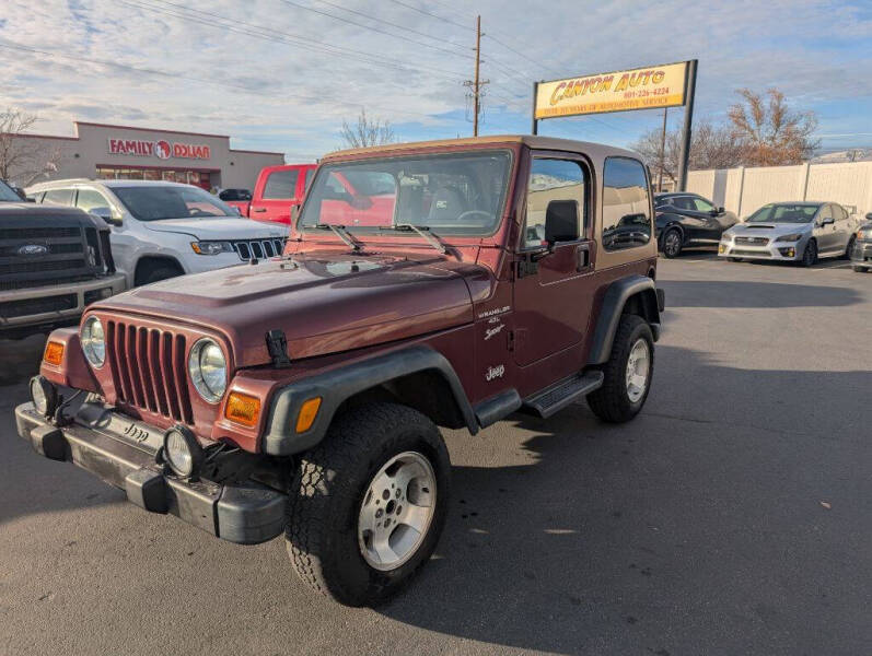 2001 Jeep Wrangler for sale at Canyon Auto Sales in Orem UT