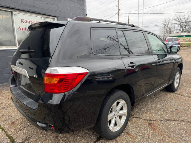 2008 Toyota Highlander for sale at ROUTE 8 AUTO SALES LLC in Peninsula, OH