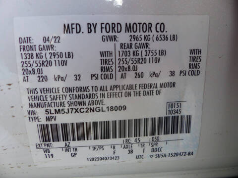 2022 Lincoln Aviator Reserve