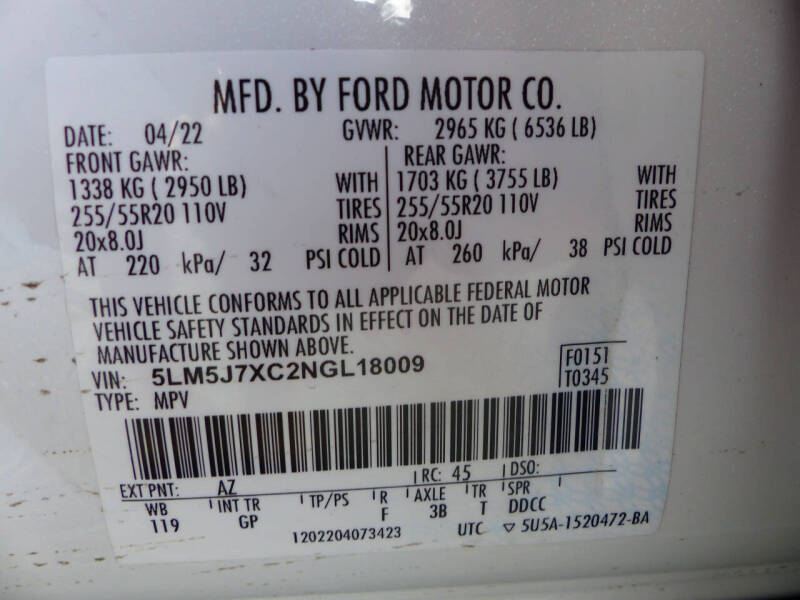 2022 Lincoln Aviator Reserve