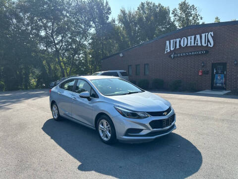 2018 Chevrolet Cruze for sale at Autohaus of Greensboro in Greensboro NC