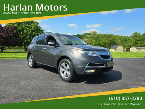 2012 Acura MDX for sale at Harlan Motors in Parkesburg PA