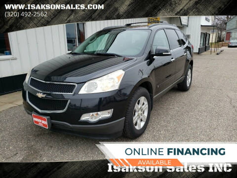 2010 Chevrolet Traverse for sale at Isakson Sales INC in Waite Park MN