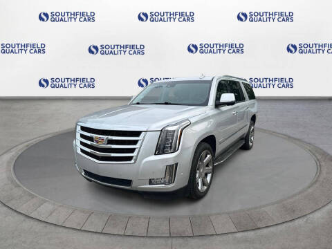 2019 Cadillac Escalade ESV for sale at SOUTHFIELD QUALITY CARS in Detroit MI