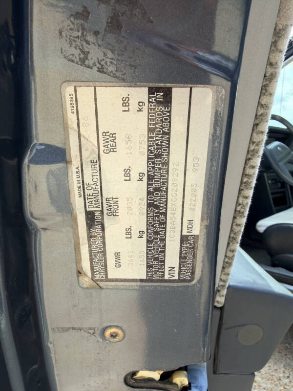1986 Chrysler Laser XE