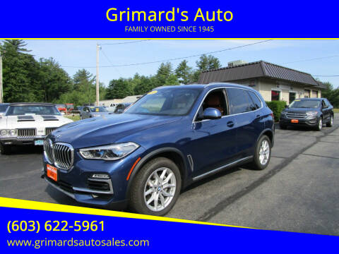 2019 BMW X5 for sale at Grimard's Auto in Hooksett NH