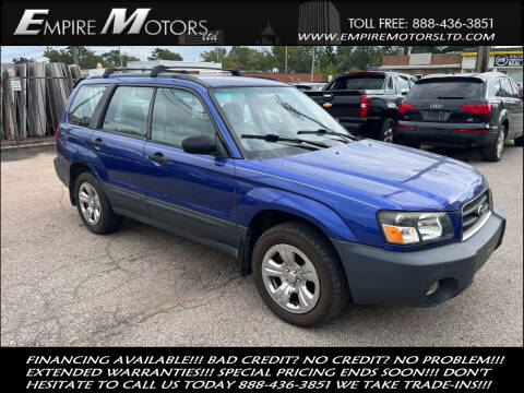2003 Subaru Forester for sale at Empire Motors LTD in Cleveland OH