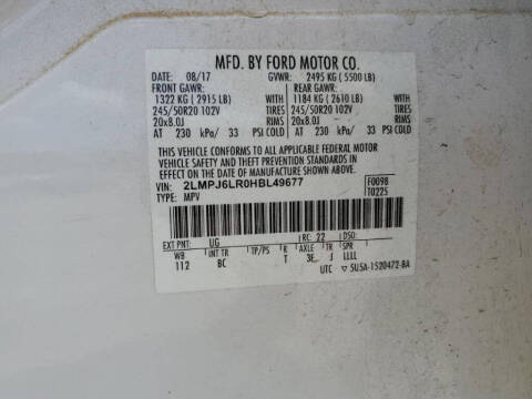 2017 Lincoln MKX Reserve