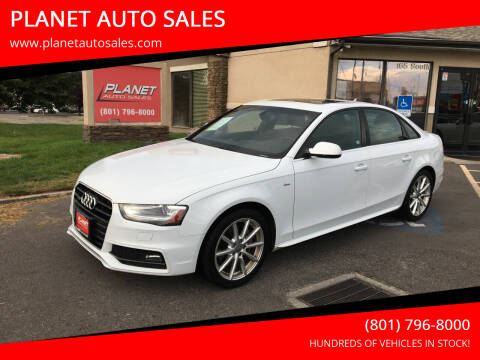 2014 Audi A4 for sale at PLANET AUTO SALES in Lindon UT