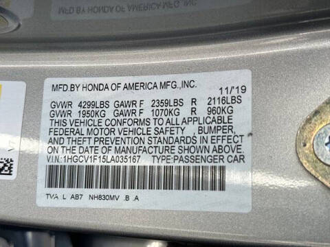 2020 Honda Accord LX