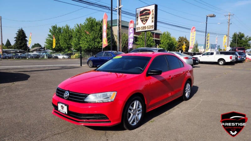 2015 Volkswagen Jetta for sale at PRESTIGE AUTO CENTER LLC in Salem OR