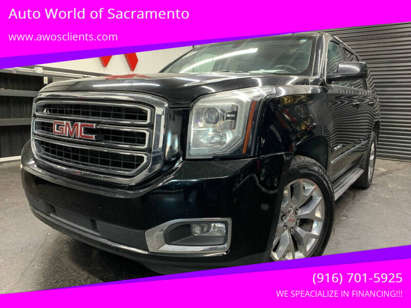2015 GMC Yukon for sale at Auto World of Sacramento - Elder Creek location in Sacramento CA