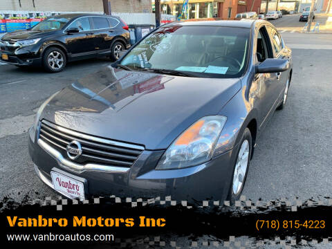 2009 Nissan Altima for sale at Vanbro Motors Inc in Staten Island NY