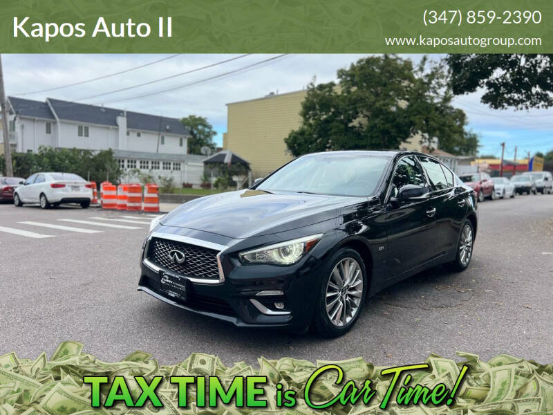 2018 Infiniti Q50 for sale at Kapos Auto II in Ridgewood NY