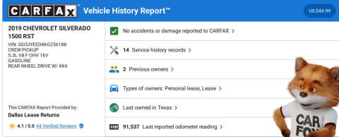 2019 Chevrolet Silverado 1500