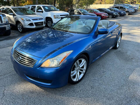 2010 Infiniti G37 Convertible for sale at Philip Motors Inc in Snellville GA