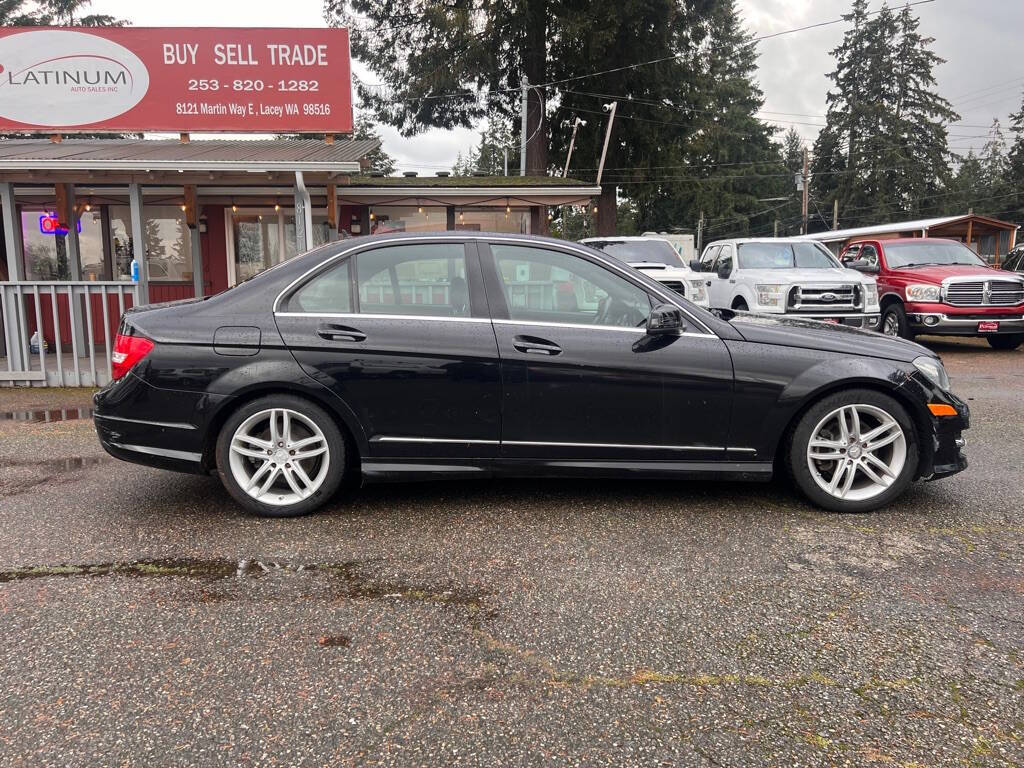 2013 Mercedes-Benz C-Class for sale at PLATINUM AUTO SALES INC in Lacey, WA