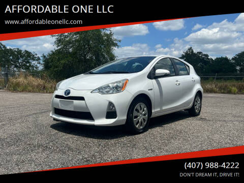 2013 Toyota Prius c for sale at AFFORDABLE ONE LLC in Orlando FL