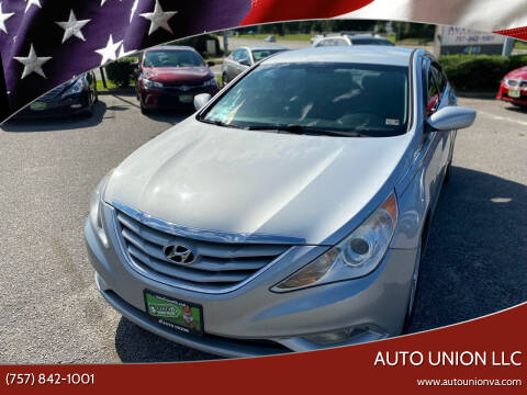 2013 Hyundai Sonata for sale at Auto Union LLC in Virginia Beach VA