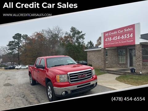 2012 GMC Sierra 1500 for sale at All Credit Car Sales in Milledgeville GA