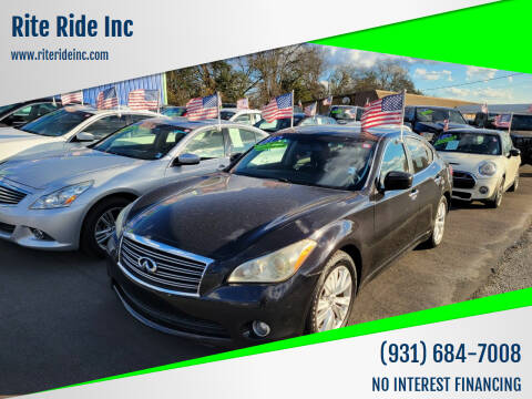 2011 Infiniti M37 for sale at Rite Ride Inc 2 in Shelbyville TN