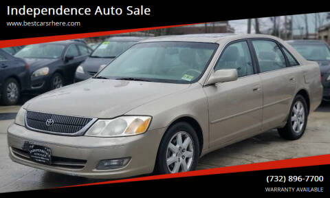 2000 Toyota Avalon for sale at Independence Auto Sale in Bordentown NJ