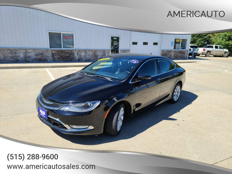 2015 Chrysler 200 for sale at AmericAuto in Des Moines IA