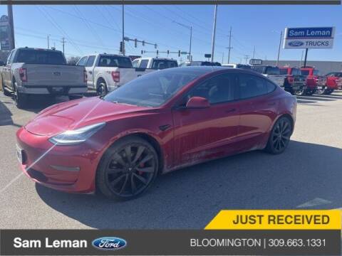2020 Tesla Model 3 for sale at Sam Leman Ford in Bloomington IL