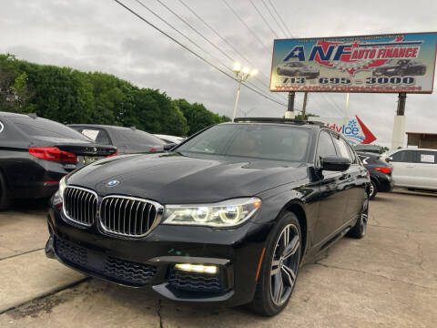 2018 BMW 7 Series for sale at ANF AUTO FINANCE in Houston TX
