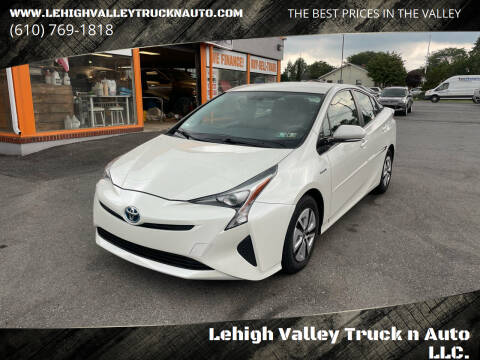 2016 Toyota Prius for sale at Lehigh Valley Truck n Auto LLC. in Schnecksville PA