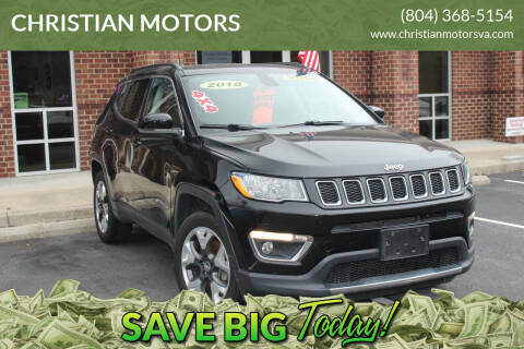 2018 Jeep Compass for sale at CHRISTIAN MOTORS in Hopewell VA