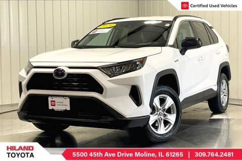 2020 Toyota RAV4 Hybrid for sale at HILAND TOYOTA in Moline IL