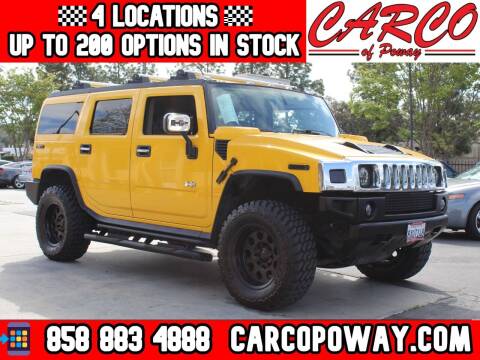 2003 HUMMER H2 for sale at CARCO SALES & FINANCE - CARCO OF POWAY in Poway CA
