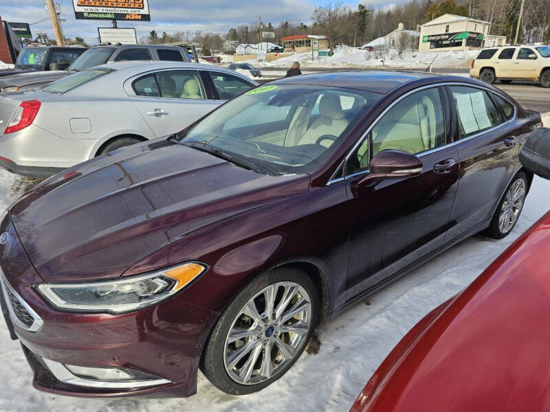 2017 Ford Fusion Platinum's photo