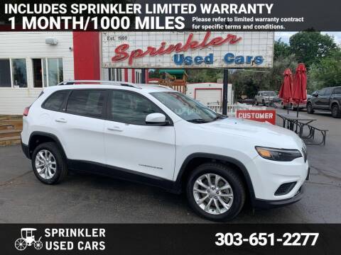 2020 Jeep Cherokee for sale at Sprinkler Used Cars in Longmont CO