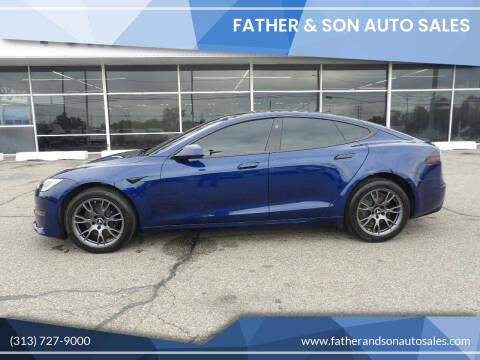 2022 Tesla Model S for sale at Father & Son Auto Sales in Dearborn MI