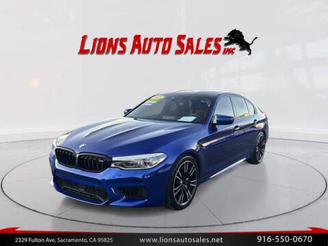 2018 BMW M5 for sale at LIONS AUTO SALES in Sacramento CA