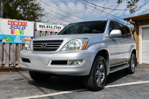 2009 Lexus GX 470 for sale at ALWAYSSOLD123 INC in Fort Lauderdale FL