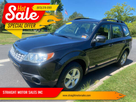 2011 Subaru Forester for sale at STRAIGHT MOTOR SALES INC in Paterson NJ