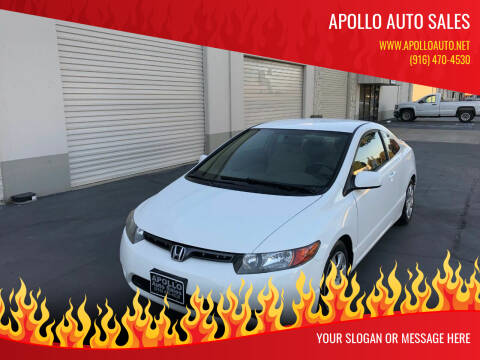 2006 Honda Civic for sale at APOLLO AUTO SALES in Sacramento CA