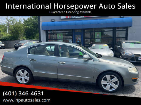 2008 Volkswagen Passat for sale at International Horsepower Auto Sales in Warwick RI