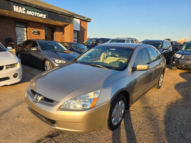 2003 Honda Accord for sale at Mac Motors in Arlington, TX