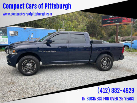 2012 RAM Ram Pickup 1500 for sale at Compact Cars of Pittsburgh in Pittsburgh PA