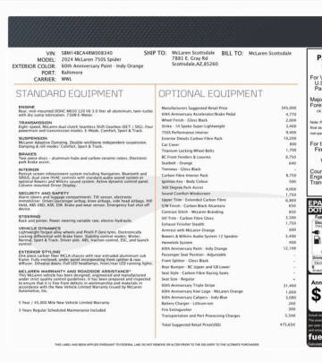 2024 McLaren 750S Spider