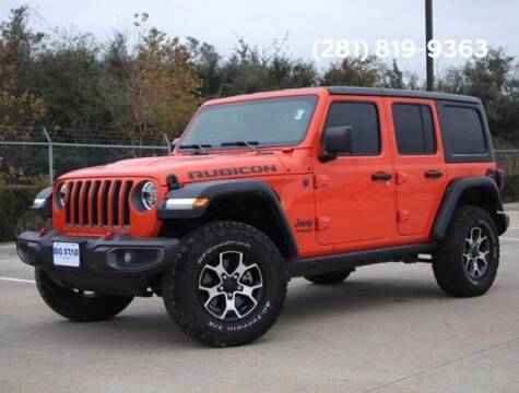 2020 Jeep Wrangler Unlimited for sale at BIG STAR CLEAR LAKE - USED CARS in Houston TX