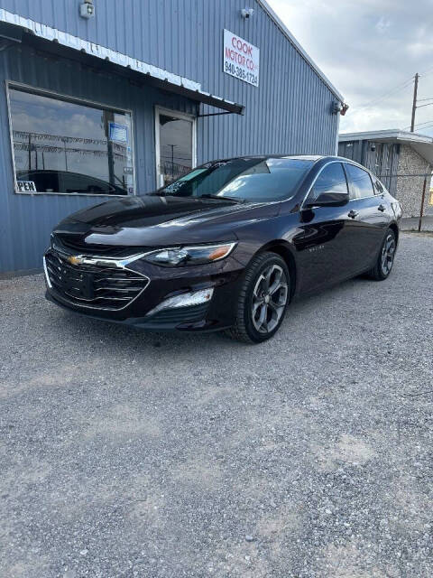 2020 Chevrolet Malibu for sale at COOK MOTOR CO LLC in Wichita Falls, TX