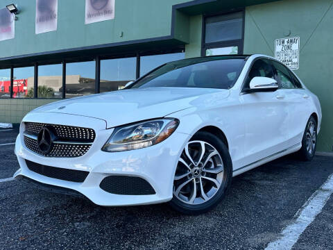2018 Mercedes-Benz C-Class for sale at KARZILLA MOTORS in Oakland Park FL