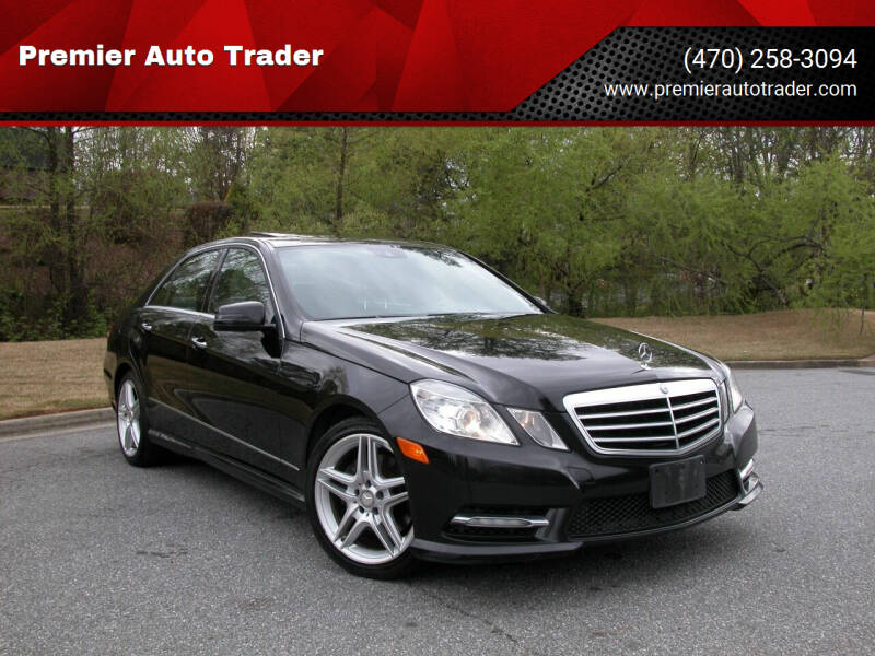 2013 Mercedes-Benz E-Class for sale at Premier Auto Trader in Alpharetta GA